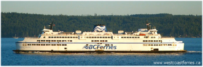 Queen of Cowichan leaving Nanaimo
