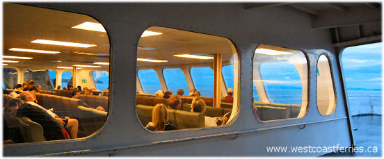 Forward lounge of the Queen of Cowichan