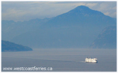 Queen of Surrey crossing Howe Sound